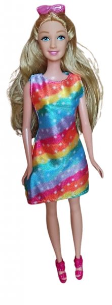 Ubranka dla Lalek SUKIENKA OKULARY BUTY suknia Ciuchy #A1 zdjęcie 3