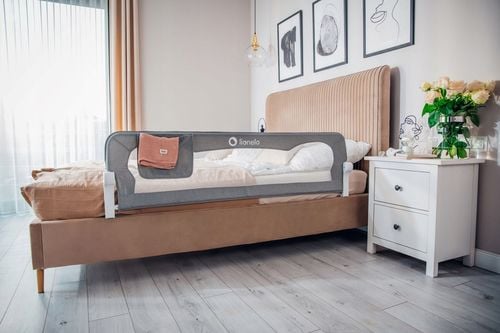 Barierka do łóżka BRAMKA OCHRONNA BLOKADA zabezpieczenie 150x42 na Arena.pl