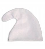 CZAPKA BIAŁA SKRZATA SKRZAT GNOM NIEBIESKI LUDZIK