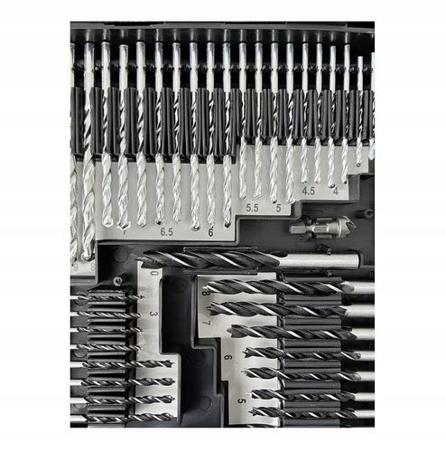 DUŻY ZESTAW KOMPLET WIERTEŁ DŁUT BITÓW OTWORNIC NASADEK 246 ELEMENTÓW HIT na Arena.pl