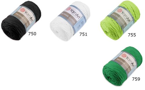 Włóczka macrame cotton kolory na Arena.pl