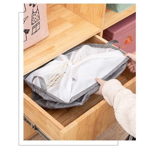 pojemnik na zabawki kosz, worek na pranie ze ściągaczem 50x40x50 cm na Arena.pl