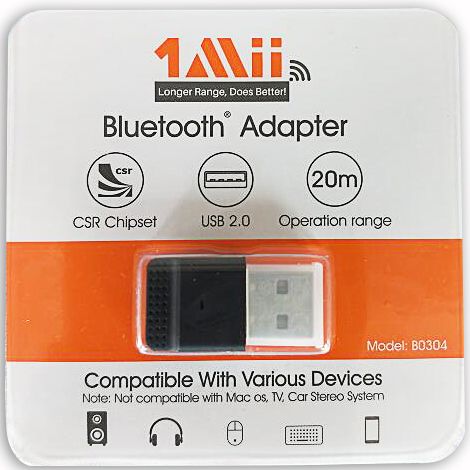 Adapter Bluetooth 4.0 USB 1Mii B04 Windows na Arena.pl