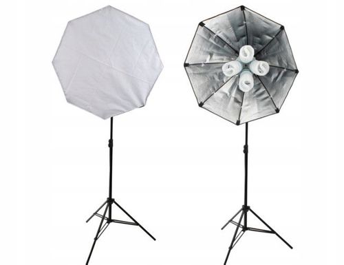 SOFTBOX OŚMIOKĄTNY OCTA 85CM NA 4 ŻARÓWKI E27 na Arena.pl