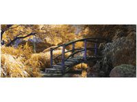 OBRAZ SECRET GARDEN MOST OGRÓD JAPONIA KOLORY