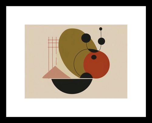 Plakat 18x13cm Geometryczny Balans na Arena.pl