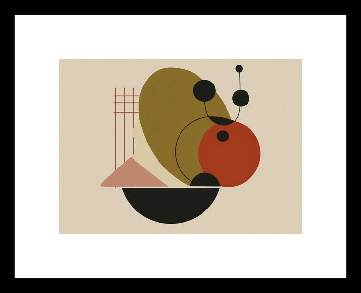 Plakat 18x13cm Geometryczny Balans zdjęcie 3