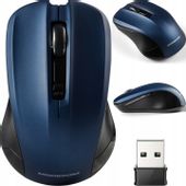 MYSZ BEZPRZEWODOWA MYSZKA OPTYCZNA DO LAPTOPA KOMPUTERA BIURA DUŻY ZASIĘG!