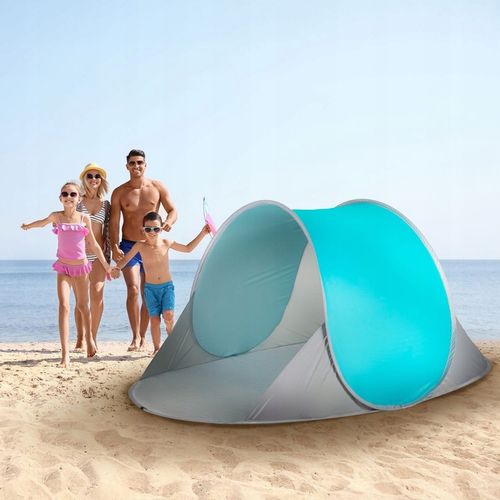 NAMIOT PLAŻOWY SAMOROZKŁADAJĄCY PARAWAN ZAMYKANY SZYBKI POP UP UV50 OUTTEC na Arena.pl