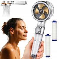 SŁUCHAWKA PRYSZNICOWA Z TURBINĄ WENTYLATOREM+ZAPAS FILTRU