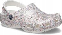Dziecięce Buty Chodaki Crocs Classic Glitter 25-26