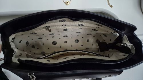 TOREBKA NA RAMIĘ LISTONOSZKA MONNARI PASEK LOGO na Arena.pl