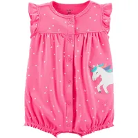 Body niemowlęce z krótkim rękawem jednorożec 12 miesięcy 100% Bawełna