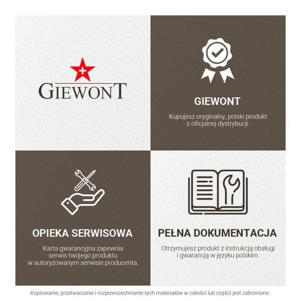 Zegarek Damski GIEWONT GW1970-2 zdjęcie 15