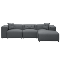 Narożnik lewostronny ciemnoszary DOLVA