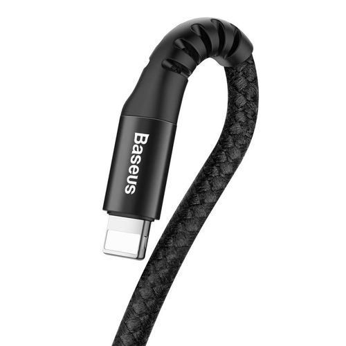 Kabel sprężynowy Lightning Baseus Spring 1m 2A (czarny) na Arena.pl