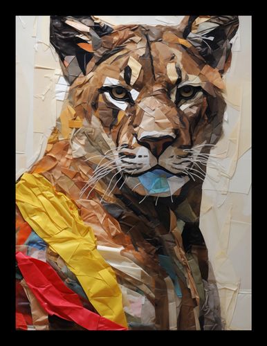 Plakat 15x20cm Papierowy Tygrys na Arena.pl