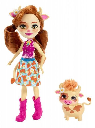 Lalka Enchantimals Cailey Cow + Curdle na Arena.pl
