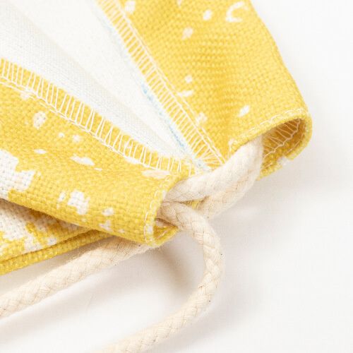 Worek na plecy Bleached Starry Yellow do sublimacji zdjęcie 4