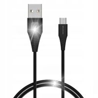 Kabel niktrade USB - microUSB typ B 1,5 m czarny