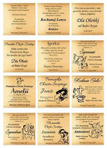 Bransoletka Srebrna 925 Biedronka z Grawerem Prezent na Chrzest dla Dziecka na Arena.pl