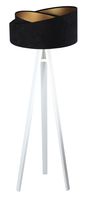 Lampa stojąca GEMSTONE czarna/złota/biała