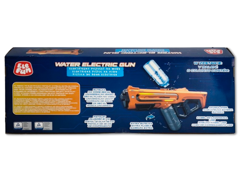Pistolet na wodę - Akumulatorowy - Duży 59cm zdjęcie 8