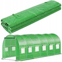 FOLIA ZAMIENNA NA TUNEL OGRODOWY FOLIOWY 6x3x2 UV-4 SZKLARNIA POSZYCIE 18m²
