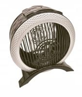 Piękny czarno-srebrny znicz harfa okrągły ekskluzywny lampion znicze srebro