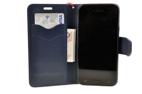Etui Portfel Fancy Case do SAMSUNG GALAXY J5 2017 J530 różowy na Arena.pl