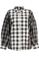 DESIGUAL KOSZULA Z DŁUGIM RĘKAWEM DAMSKA CZARNA S