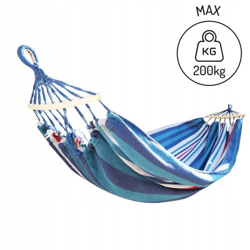 HAMAK Ogrodowy 2 Osobowy HUŚTAWKA XXL 200x150cm 2 Liny Pasy Haki Pokrowiec na Arena.pl