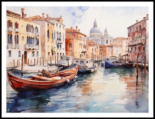 Plakat 100x75cm Wenecka Impresja na Arena.pl