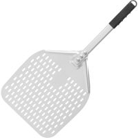 łopata do pizzy z krótką rączką perforowana kwadratowa 350 x 710 mm