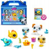 ZESTAW LITTLEST PET SHOP ZWIERZĄTKA BEACH BESTIES FIGURKI + AKCESORIA
