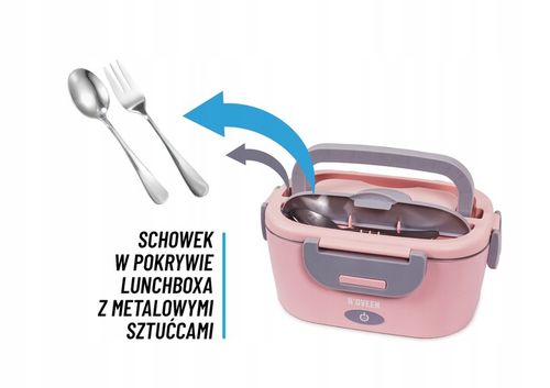 ELEKTRYCZNY LUNCH BOX POJEMNIK PODGRZEWACZ OBIADU DO BIURA AUTA TIRA 12/24V na Arena.pl