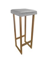 Hoker krzesło barowe ALEX 90cm podstawa złota MG17