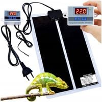 MATA GRZEWCZA GRZEJNA Z TERMOSTATEM TERRARIUM ROŚLIN SADZONEK 28x42cm 20W