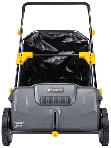 Zbieracz do liści TRAWY ręczny ZAMIATARKA kosz 100L REGULACJA WYSOKOŚCI na Arena.pl