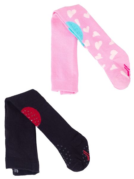 Rajstopy dziewczęce do raczkowania ABS kotek i panda 2PAK 74-80 YOCLUB zdjęcie 1