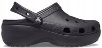 Klapki damskie Crocs Classic Platform Clog black 38-39 EU