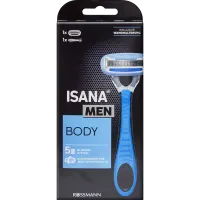Maszynka do golenia dla mężczyzn Isana Men Body rączka + wkład