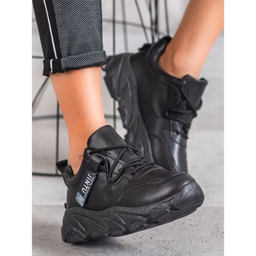 Sznurowane Czarne Sneakersy r.36 na Arena.pl