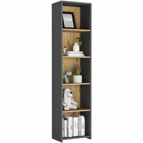 REGAŁ 40CM PÓŁKA SZAFKA KSIĄŻKI SEGREGATORY B-40 ANTRACYT MIX ARTISAN na Arena.pl