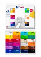 zestaw masy termoutwardzalnej fimo soft kolory basic 24x25g staedtler