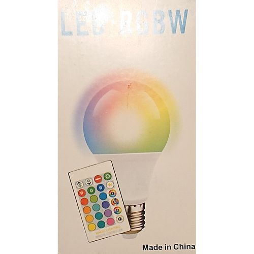 Wielobarwna Żarówka Diodowa Led Rgbw 12W/230V E27 16 Kolorów + Pilot na Arena.pl