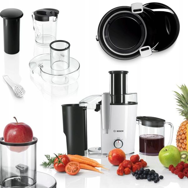 Sokowirówka Bosch MES25A0 Otwór XXL 700W DripStop 2 prędkości 1,5L Filtr zdjęcie 8