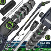 ELEKTRYCZNA PIŁA ŁAŃCUCHOWA PILARKA NA WYSIĘGNIKU TELESKOPOWYM MOCNA