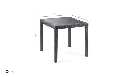 Zestaw Mebli Ogrodowych Liveto Uno 4 krzesła + stolik. na Arena.pl