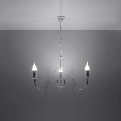 Żyrandol MINERWA 3 biały na Arena.pl